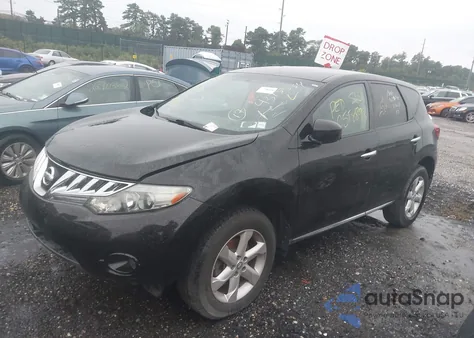 2010 Nissan Murano S z USA, uszkodzony, nr VIN JN8AZ1MW1AW135439